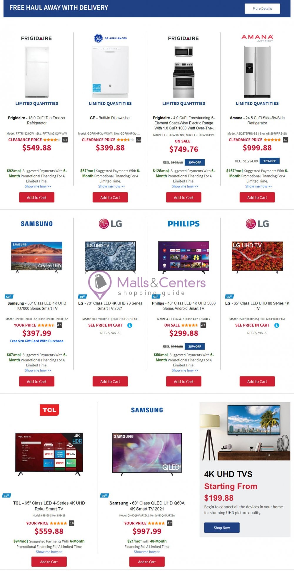 BrandsMart USA Weekly Ad sales & flyers specials MallsCenters