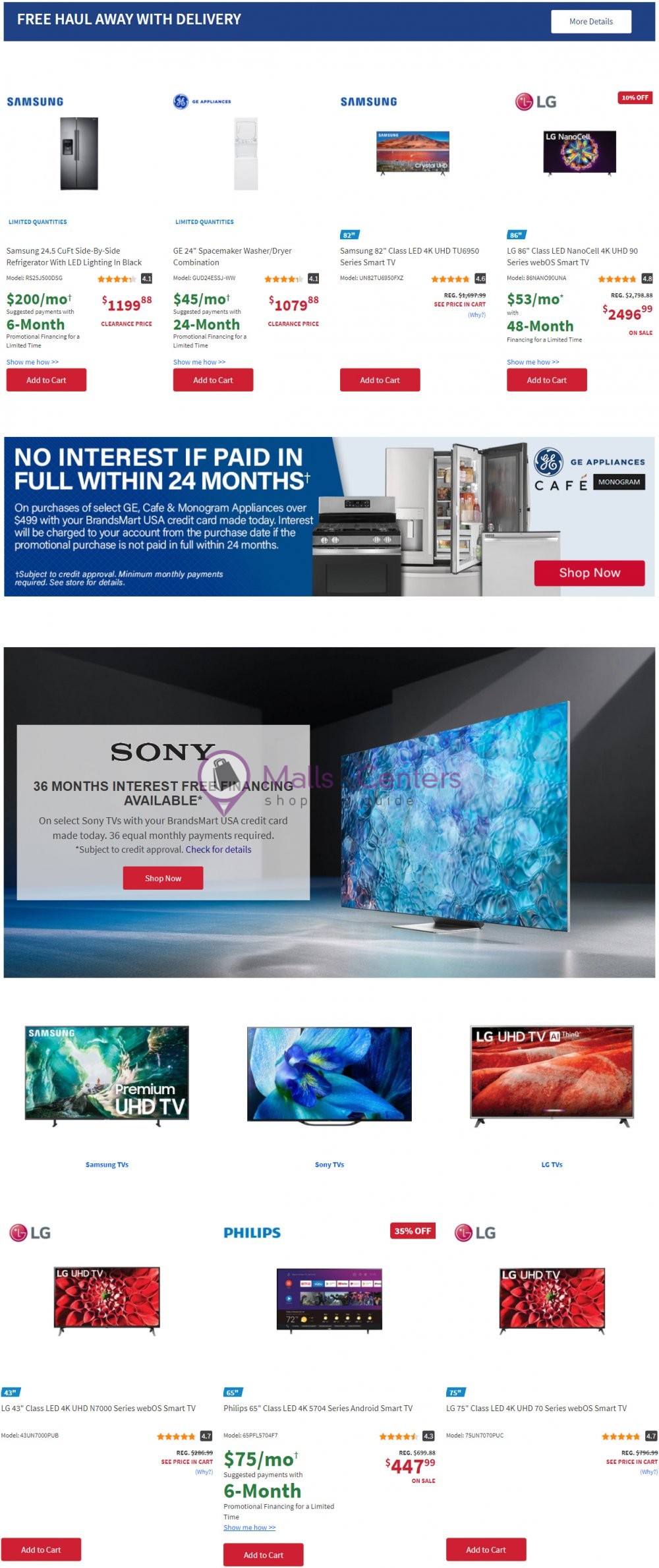 BrandsMart USA Weekly Ad sales & flyers specials MallsCenters