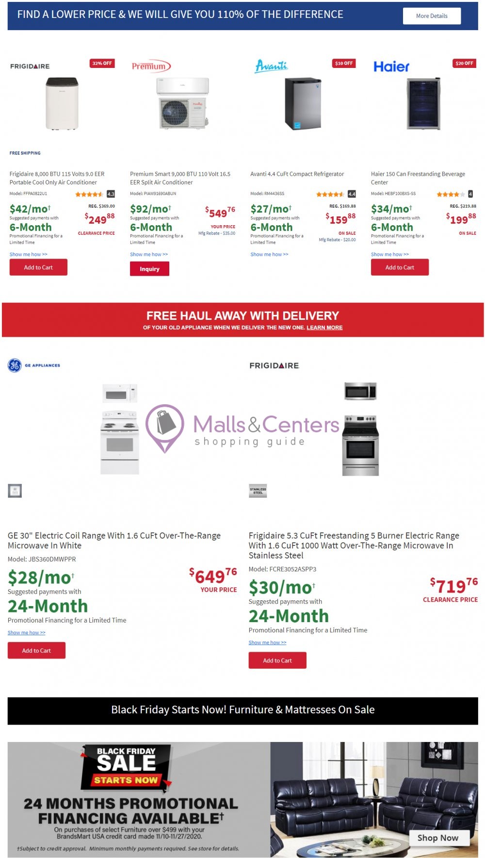 BrandsMart USA Weekly Ad sales & flyers specials MallsCenters