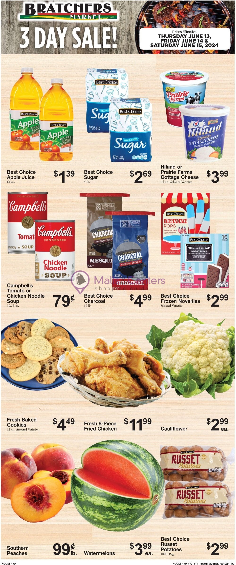 Weekly ad for Bratchers Market valid: 06/12/2024 - 06/18/2024, page 6