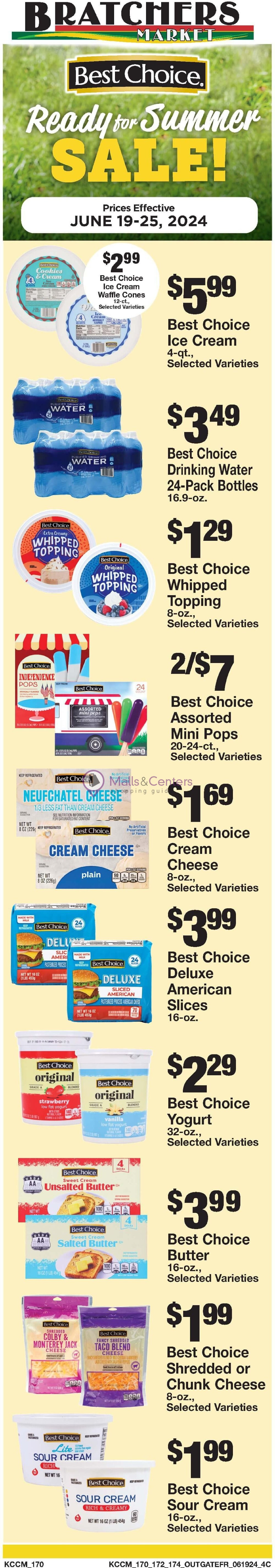 Weekly ad for Bratchers Market valid: 06/19/2024 - 06/25/2024, page 5