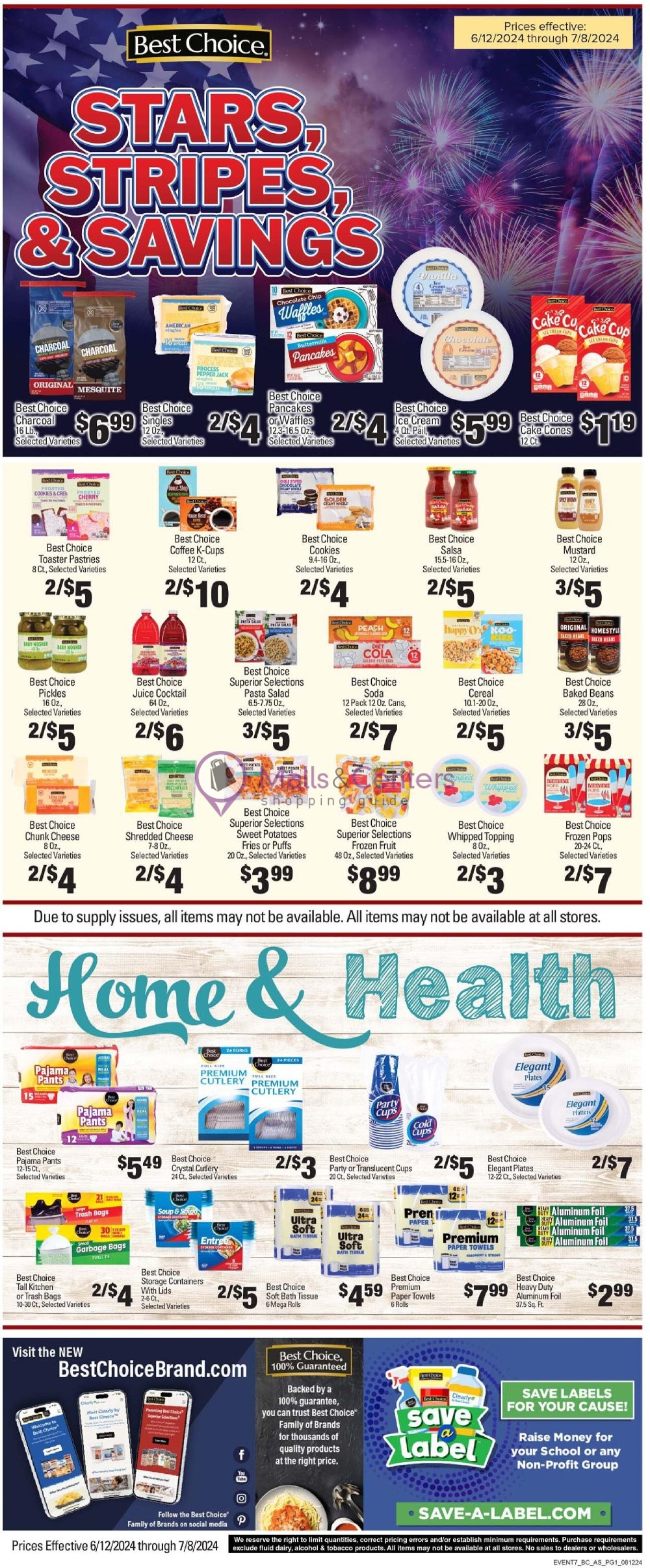 Weekly ad for Bratchers Market valid: 06/26/2024 - 07/02/2024, page 9