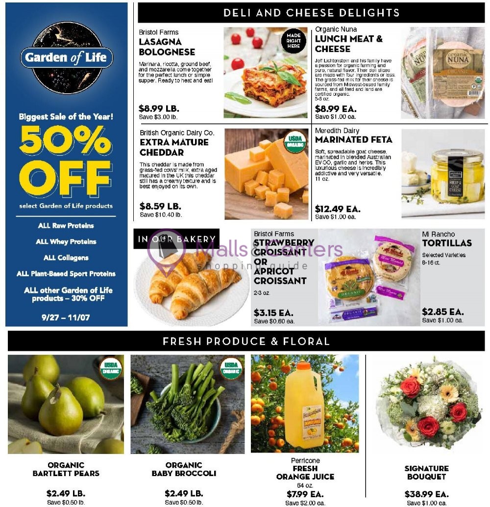 Bristol Farms Weekly ad valid from 09/27/2023 to 10/10/2023 - MallsCenters
