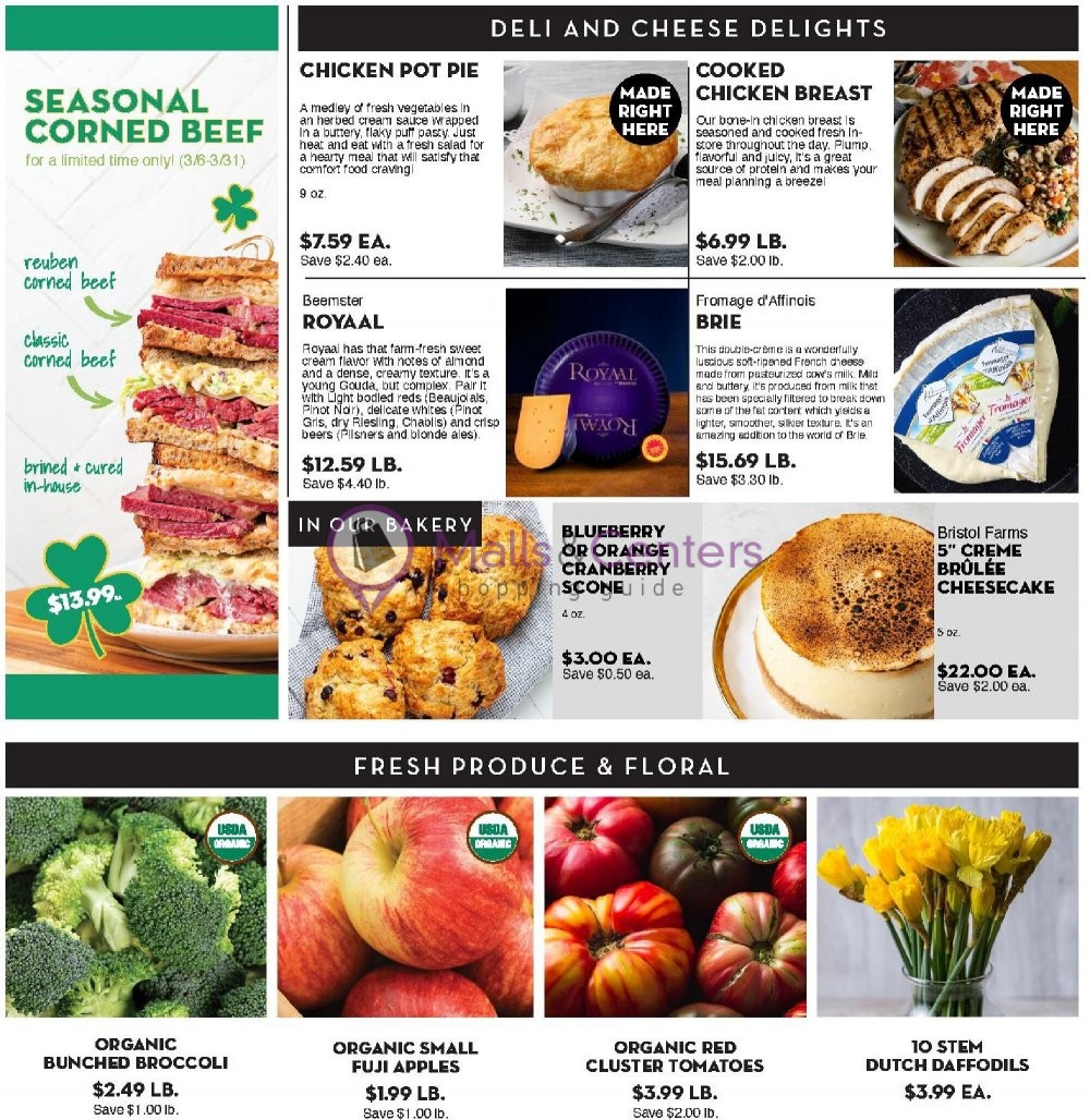 Bristol Farms Weekly ad valid from 02/28/2024 to 03/12/2024 - MallsCenters