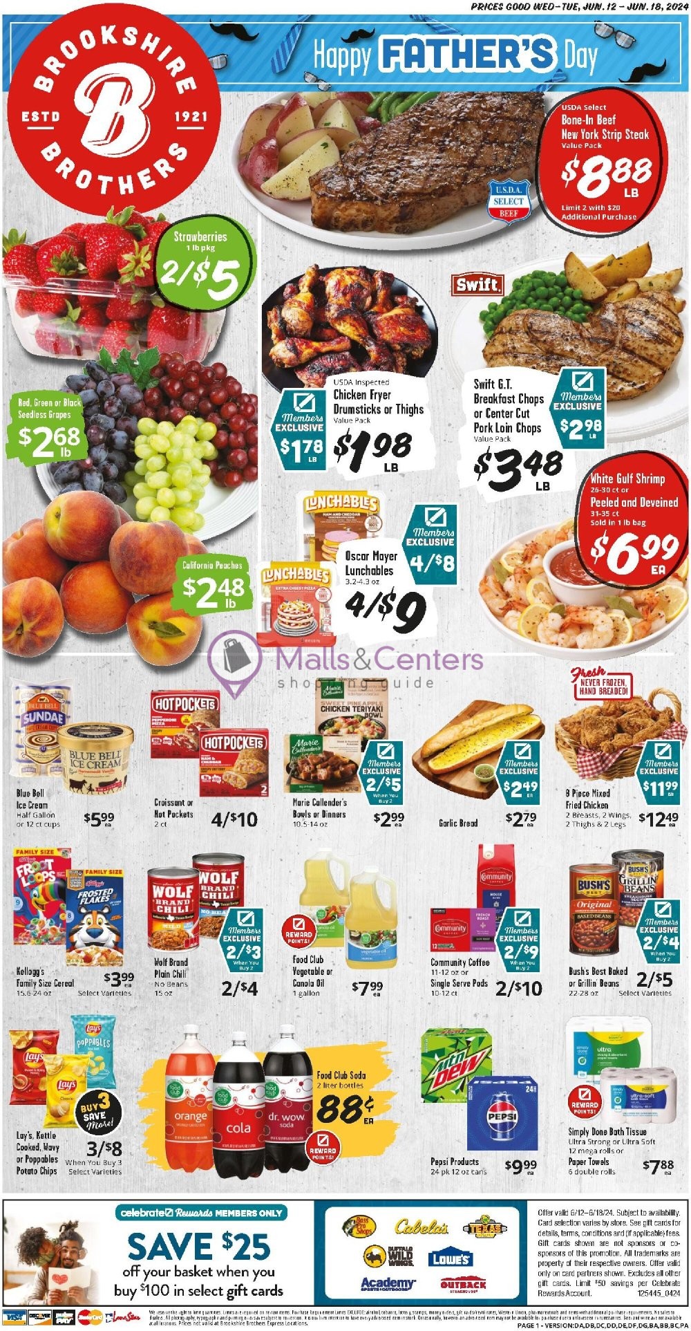 Weekly ad for Brookshire Brothers valid: 06/12/2024 - 06/18/2024, page 3