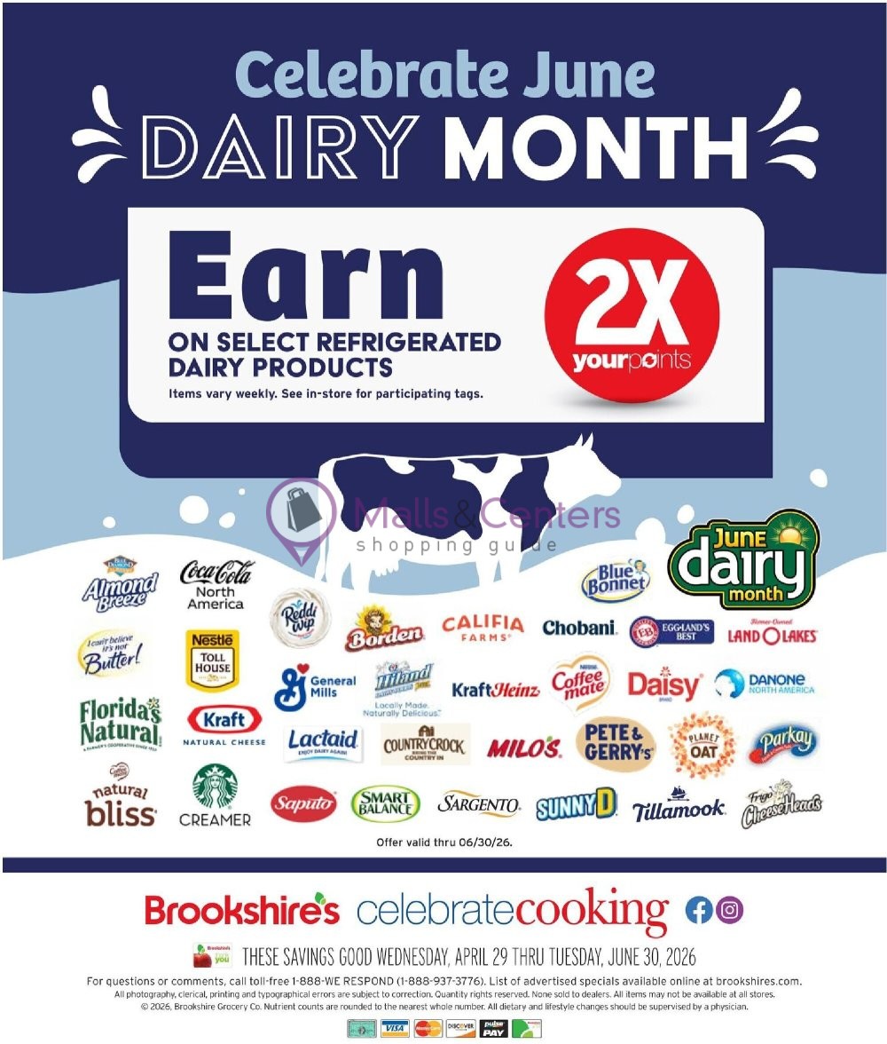 Weekly ad for Brookshire's Food & Pharmacy valid: 04/29/2026 - 06/30/2026, page 20