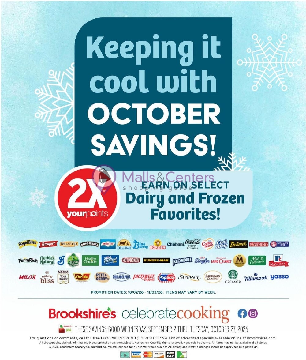 Weekly ad for Brookshire's Food & Pharmacy valid: 09/02/2026 - 10/27/2026, page 20