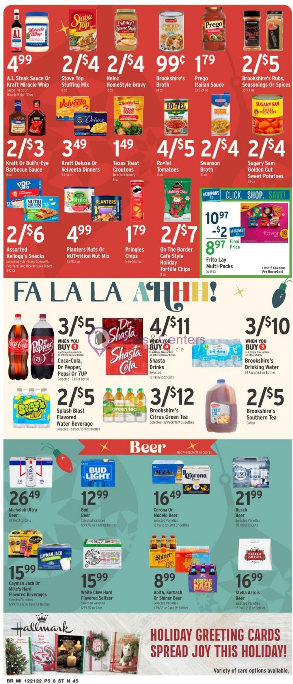 Brookshire's Food & Pharmacy Weekly ad valid from 12/21/2022 to 12/27
