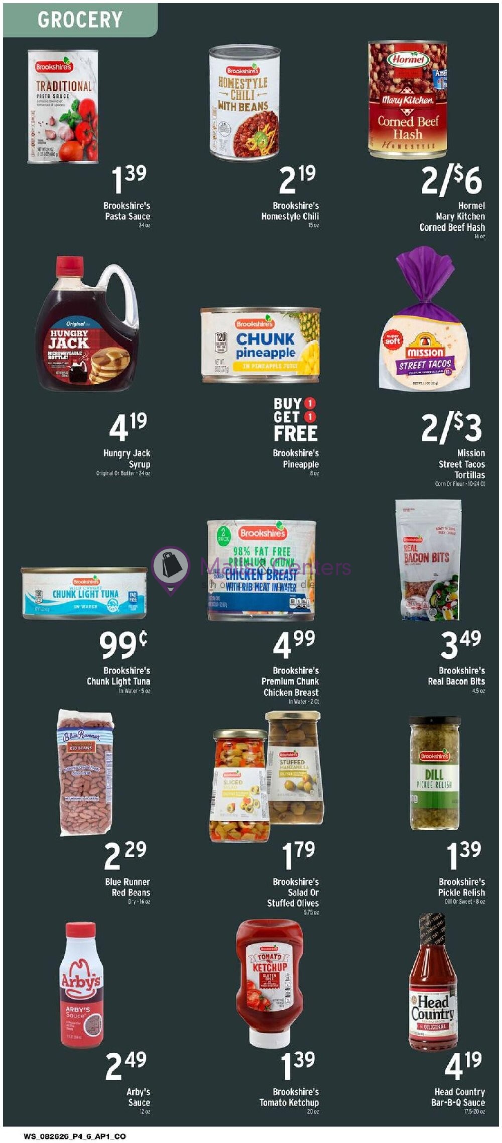 Weekly ad for Brookshire's Food & Pharmacy valid: 08/26/2026 - 09/01/2026, page 4