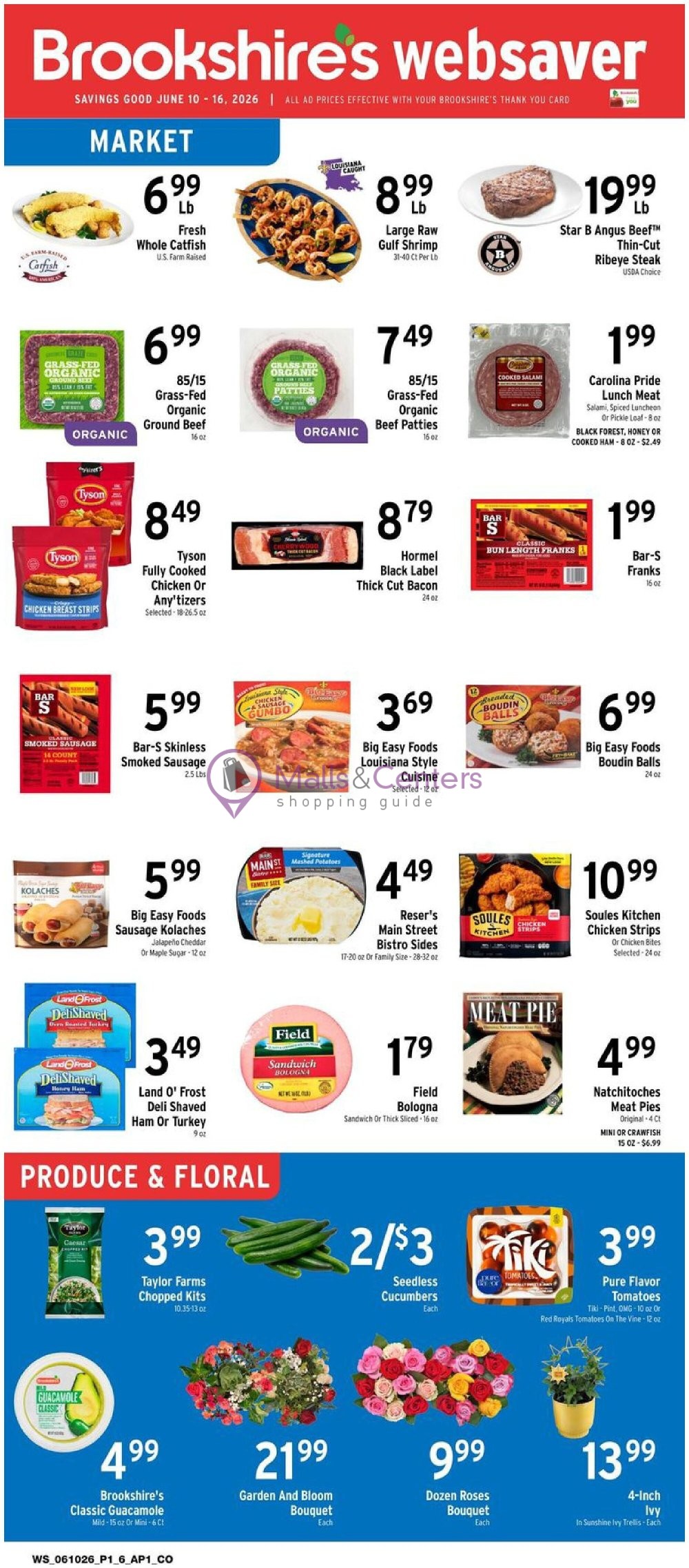 Weekly ad for Brookshire's Food & Pharmacy valid: 06/10/2026 - 06/16/2026, page 1
