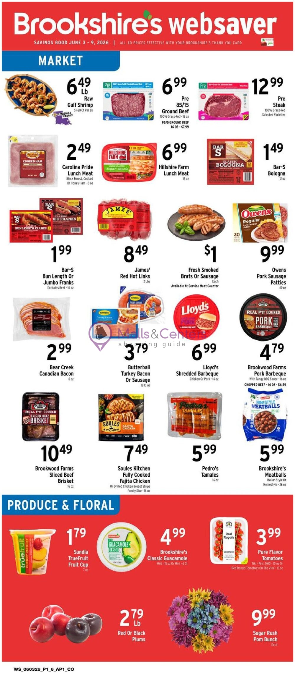 Weekly ad for Brookshire's Food & Pharmacy valid: 06/03/2026 - 06/09/2026, page 1