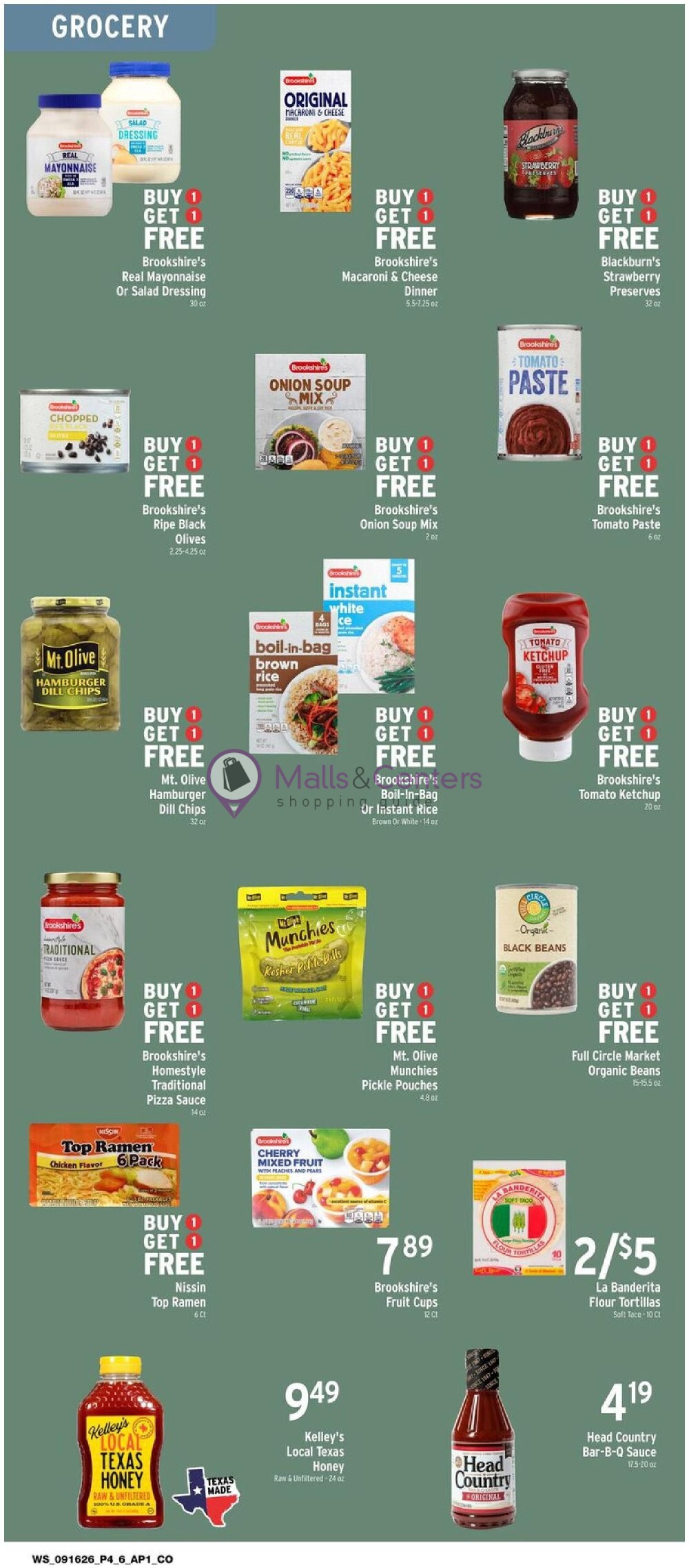 Weekly ad for Brookshire's Food & Pharmacy valid: 09/16/2026 - 09/22/2026, page 4
