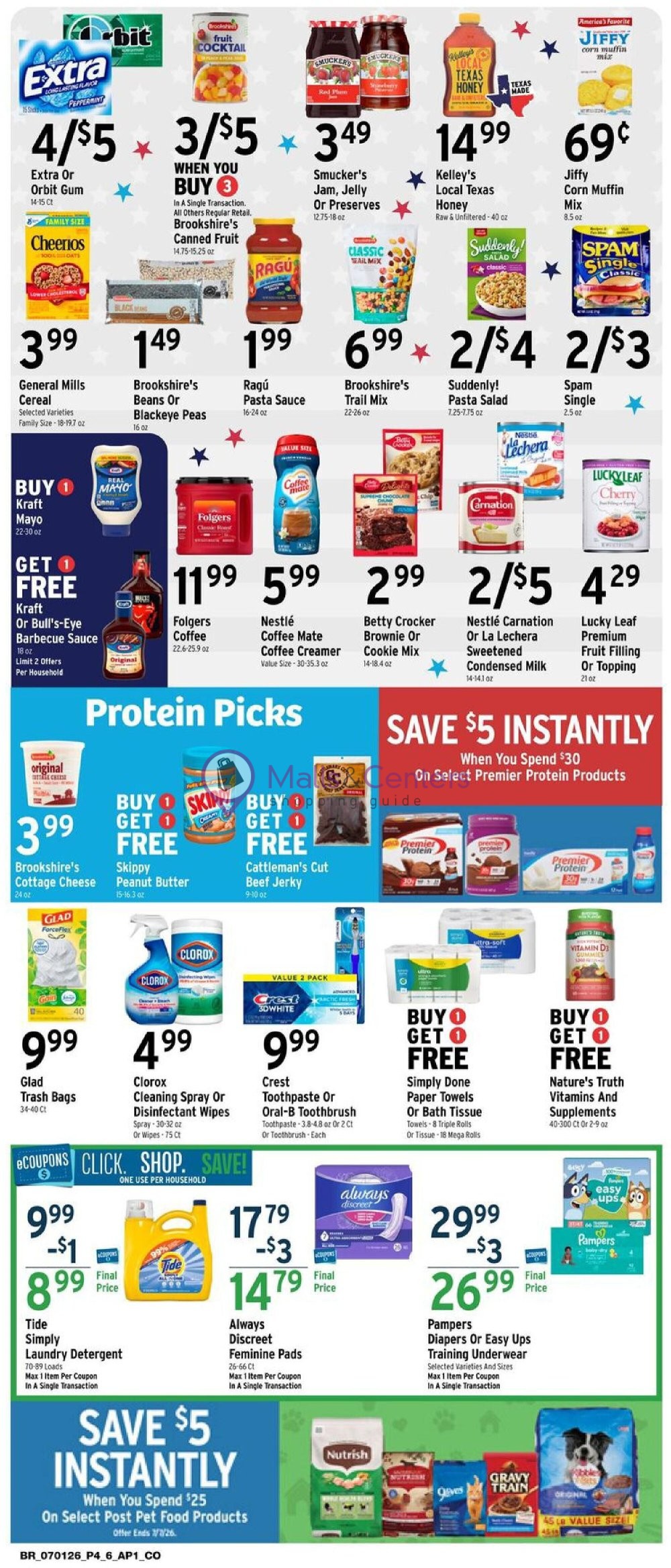 Weekly ad for Brookshire's Food & Pharmacy valid: 07/01/2026 - 07/07/2026, page 4