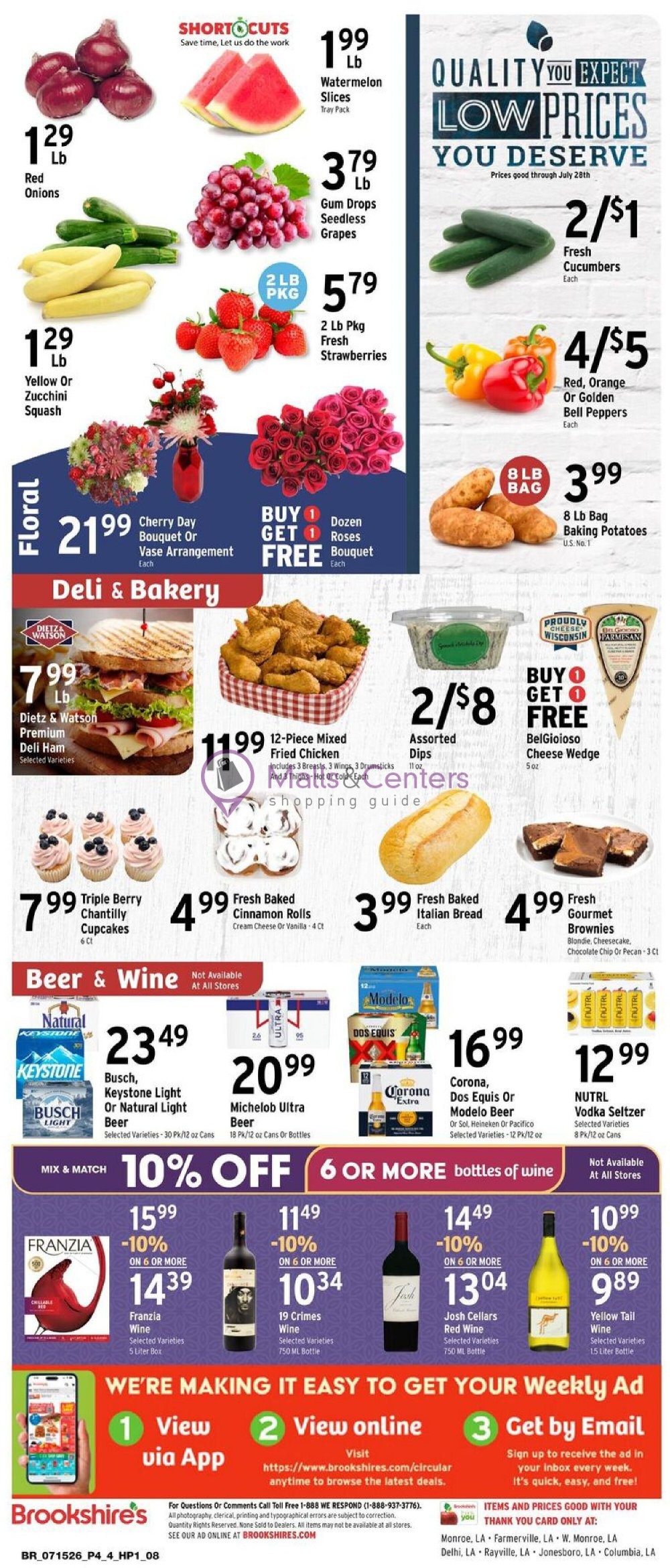Weekly ad for Brookshire's Food & Pharmacy valid: 07/15/2026 - 07/21/2026, page 4