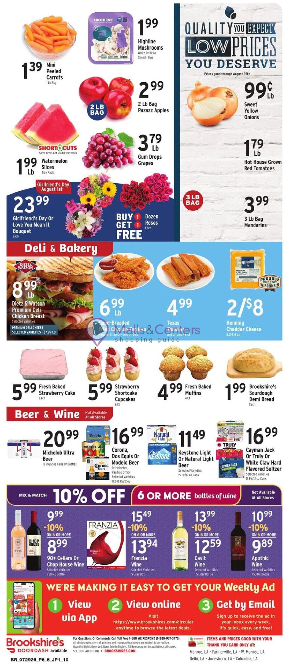 Weekly ad for Brookshire's Food & Pharmacy valid: 07/29/2026 - 08/04/2026, page 6
