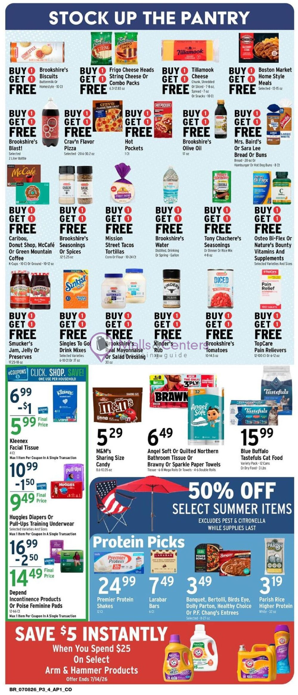 Weekly ad for Brookshire's Food & Pharmacy valid: 07/08/2026 - 07/14/2026, page 3