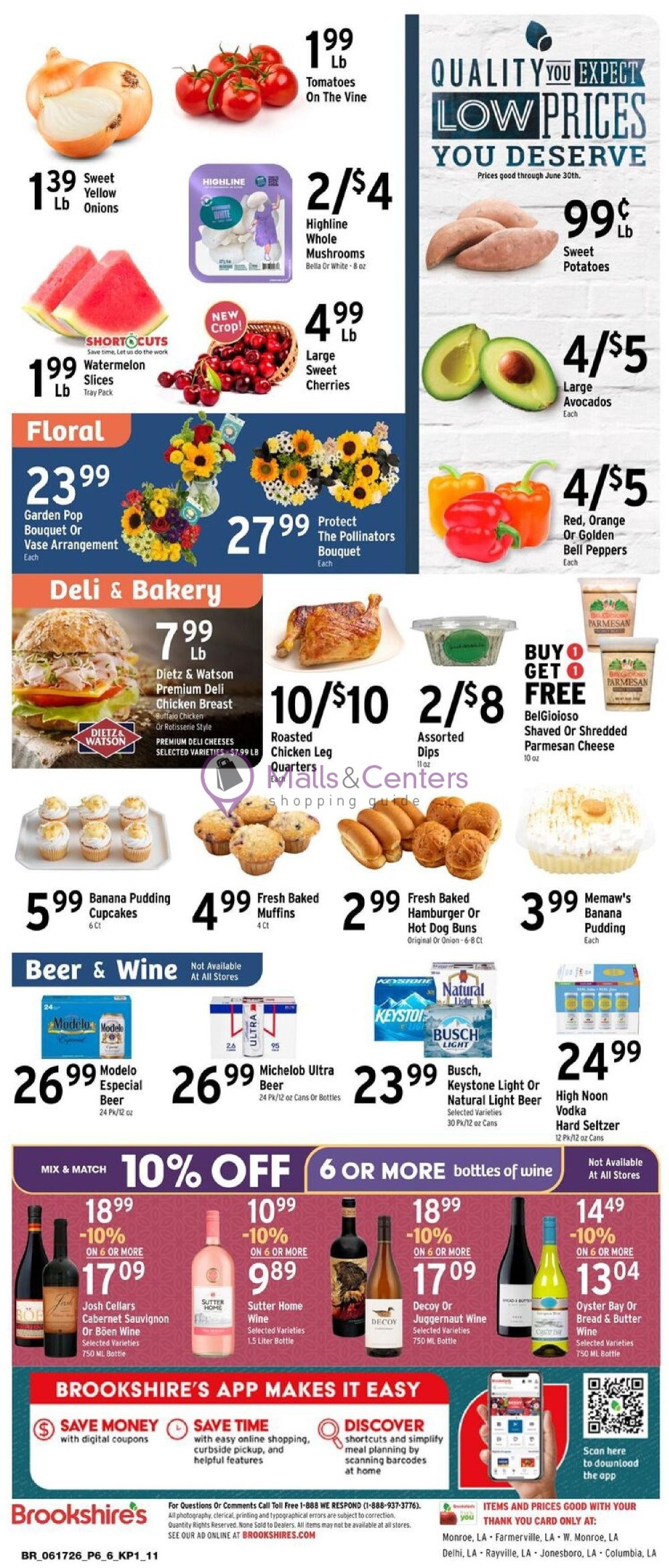 Weekly ad for Brookshire's Food & Pharmacy valid: 06/17/2026 - 06/23/2026, page 6