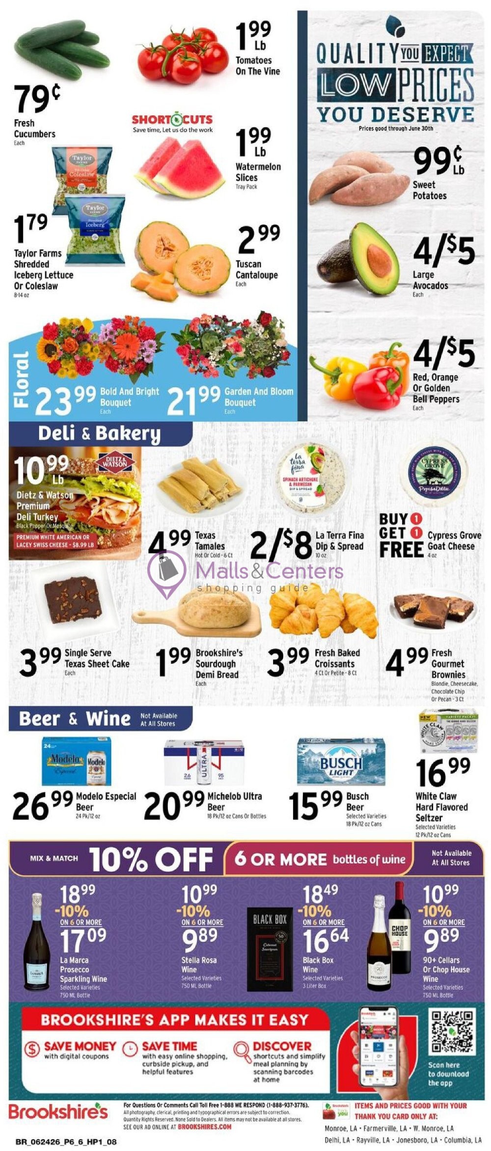 Weekly ad for Brookshire's Food & Pharmacy valid: 06/24/2026 - 06/30/2026, page 6