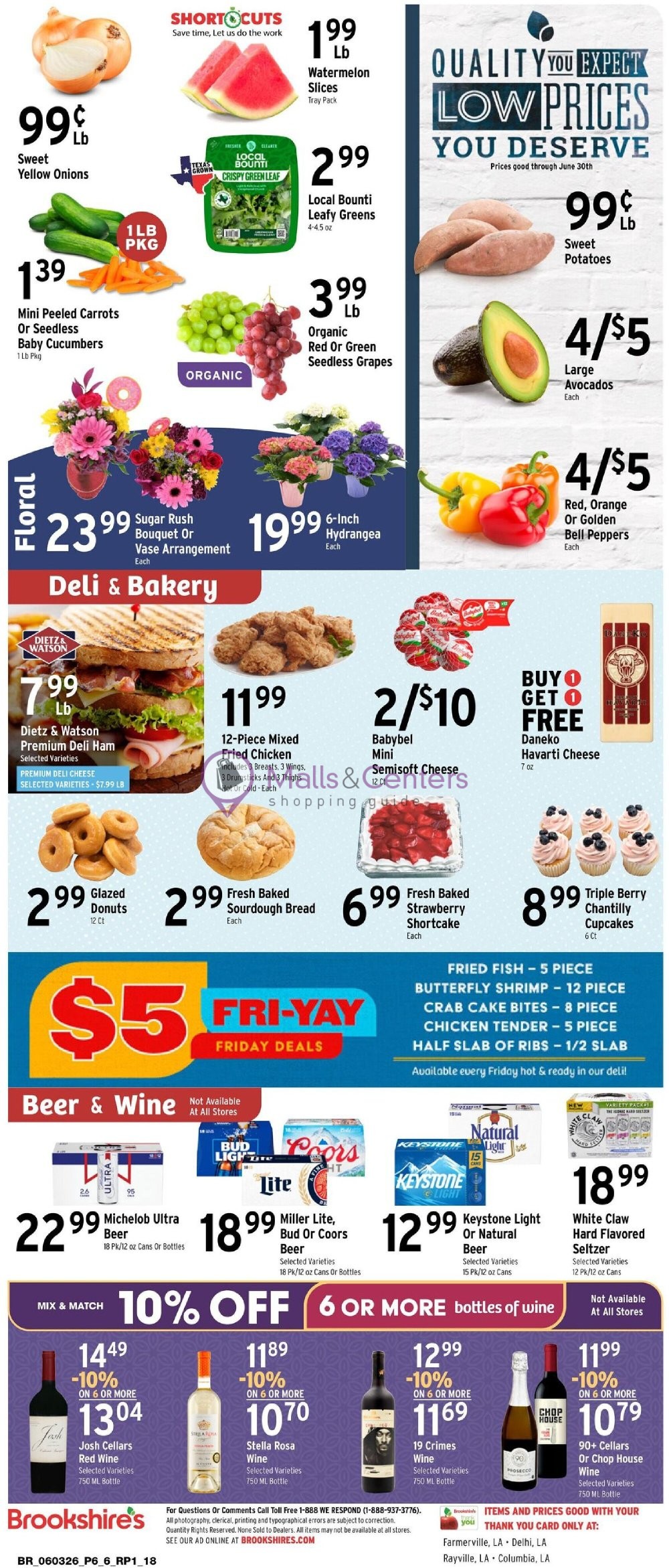 Weekly ad for Brookshire's Food & Pharmacy valid: 06/03/2026 - 06/09/2026, page 6