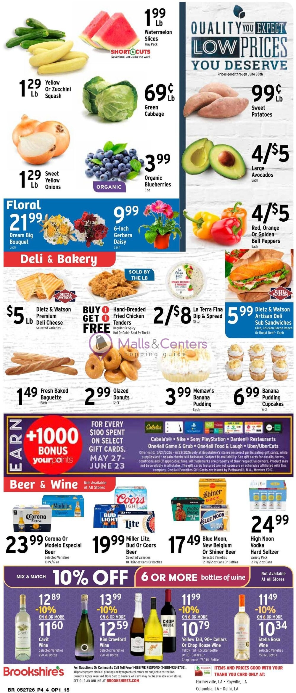 Weekly ad for Brookshire's Food & Pharmacy valid: 05/27/2026 - 06/02/2026, page 4