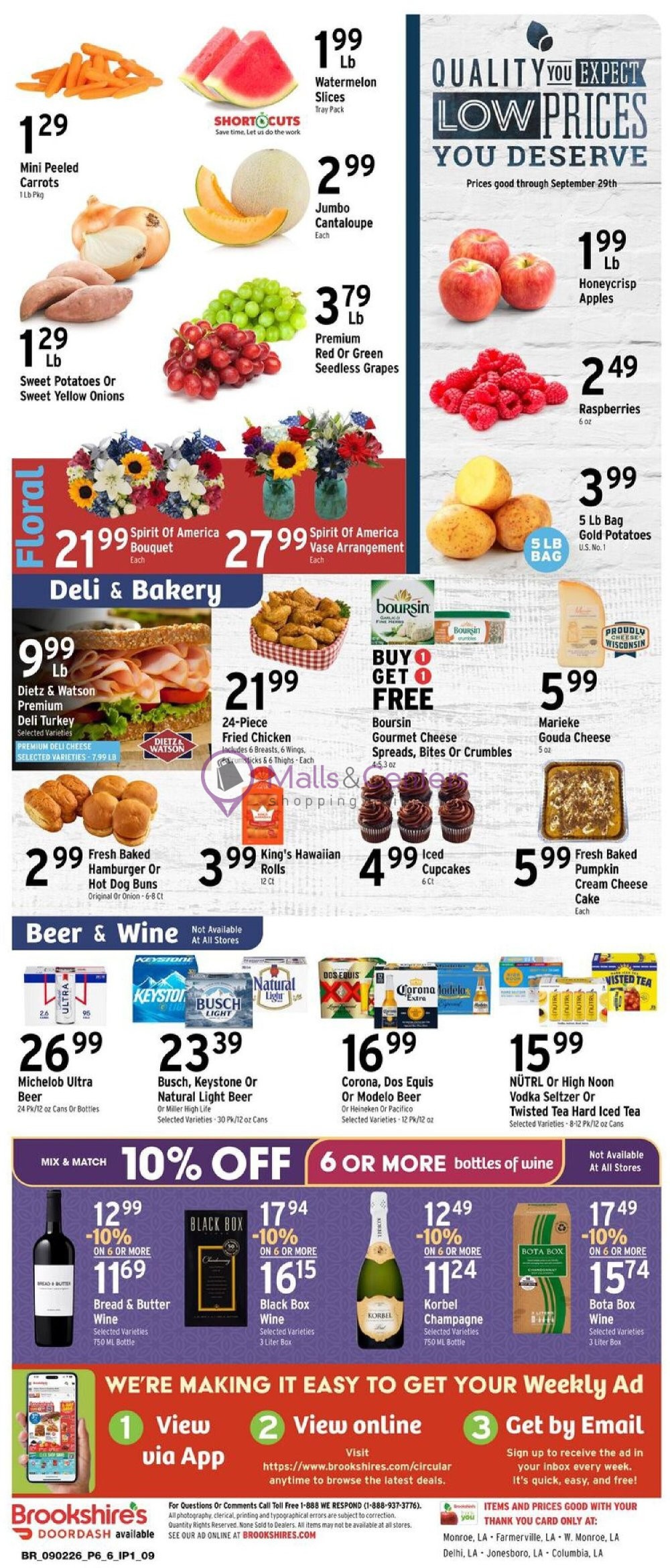 Weekly ad for Brookshire's Food & Pharmacy valid: 09/02/2026 - 09/08/2026, page 6
