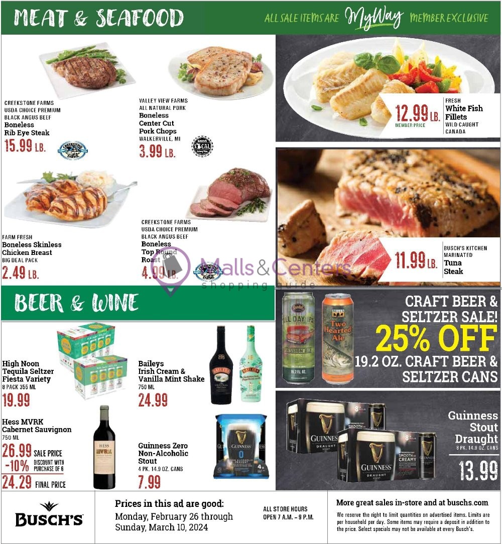 Busch's Fresh Food Market Weekly ad valid from 02/26/2024 to 03/10/2024