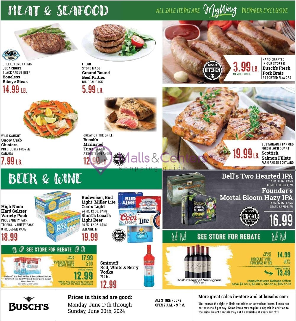 Weekly ad for Busch's Fresh Food Market valid: 06/17/2024 - 06/30/2024, page 4
