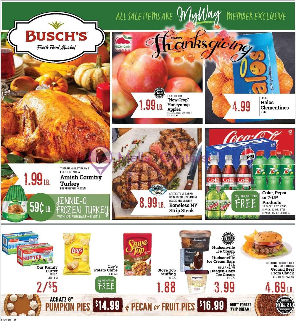 Busch's Fresh Food Market Weekly ad valid from 11/13/2023 to 11/26/2023