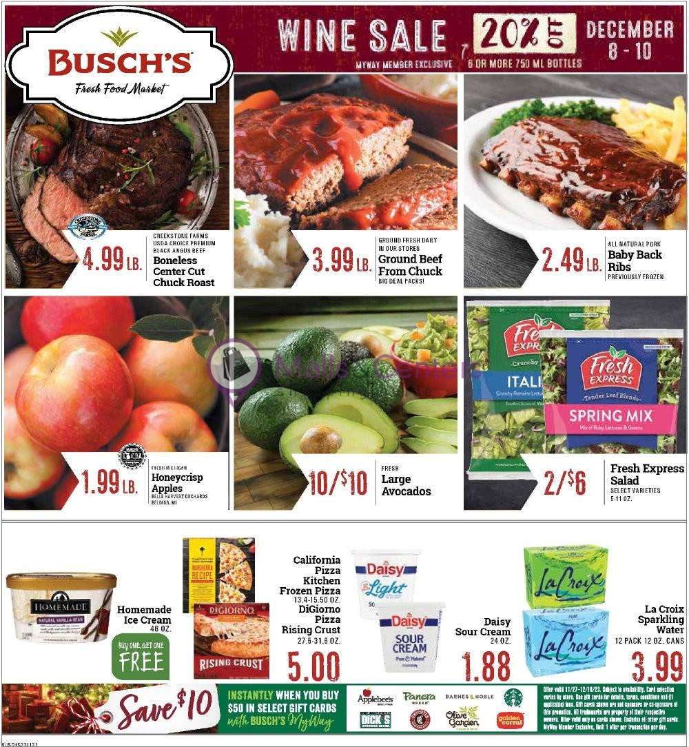 Busch's Fresh Food Market Weekly Ad, from Mon, 11/27/2023 sales