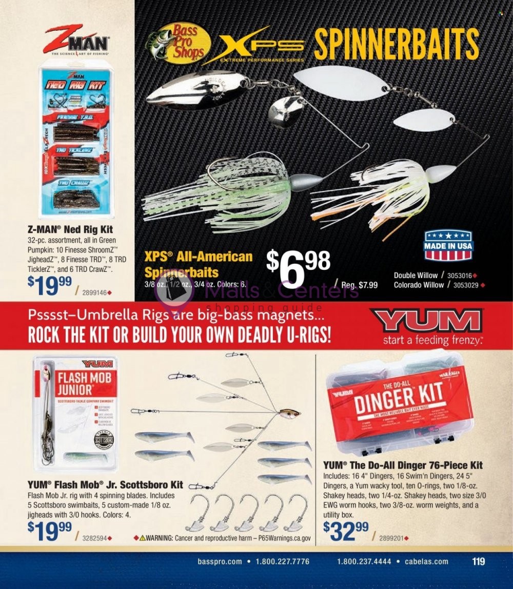 Weekly ad for Cabela's valid: 11/01/2023 - 11/30/2023, page 119