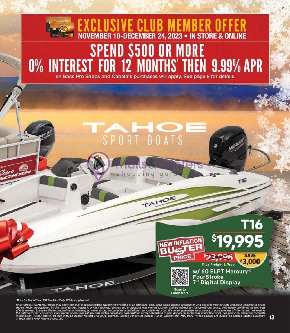 Weekly ad for Cabela's valid: 11/01/2023 - 11/30/2023, page 13