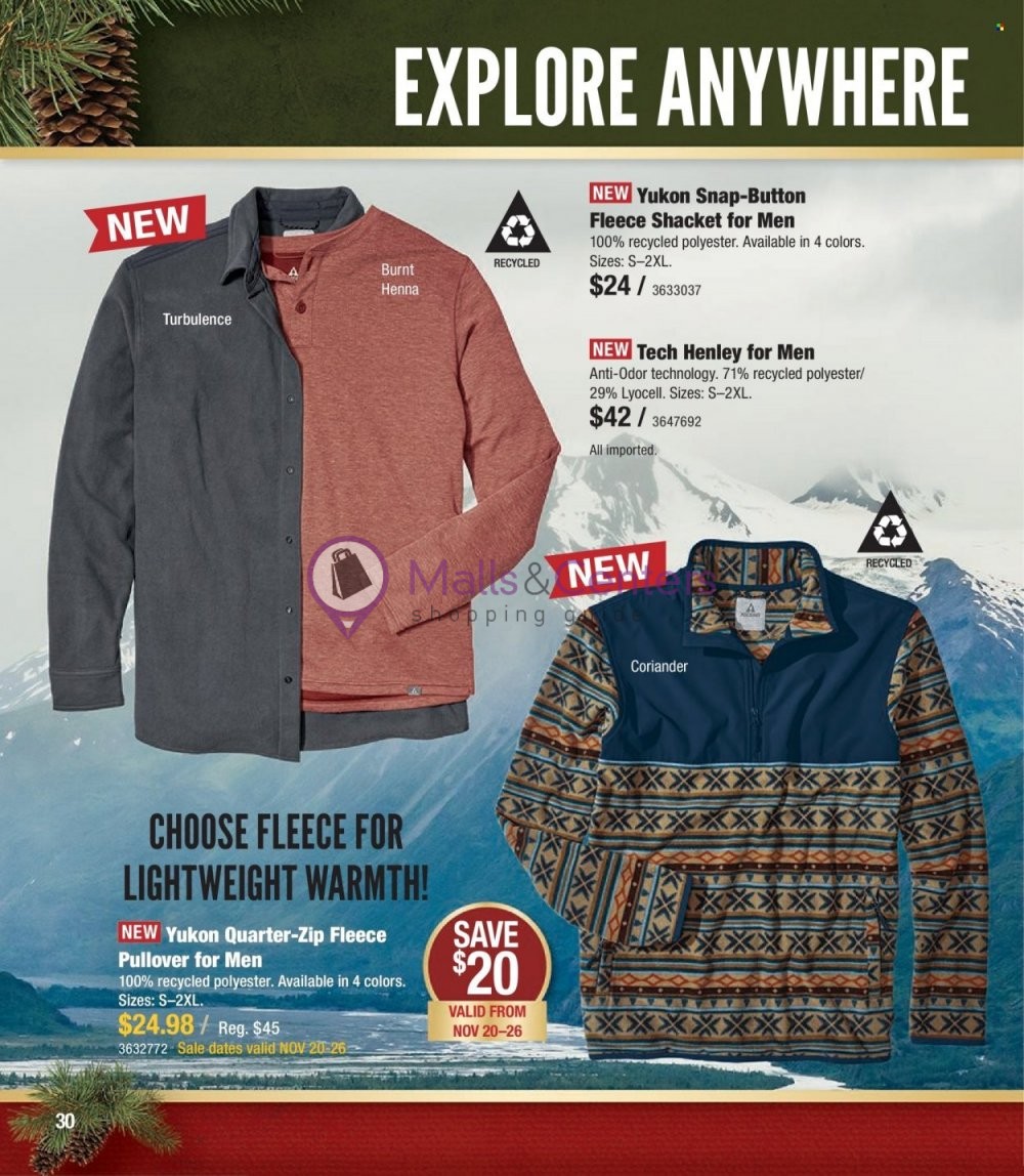 Weekly ad for Cabela's valid: 11/01/2023 - 11/30/2023, page 30
