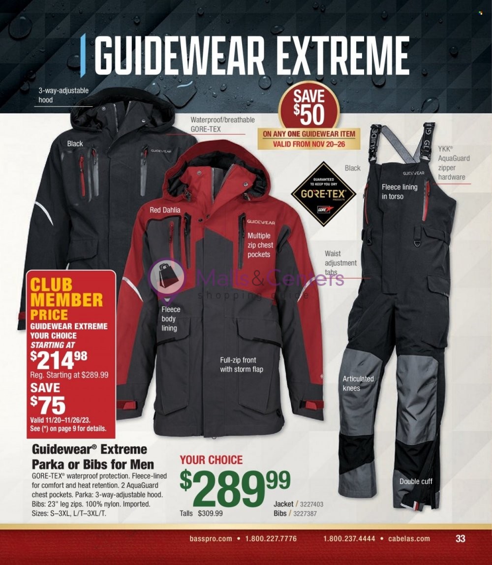 Weekly ad for Cabela's valid: 11/01/2023 - 11/30/2023, page 33