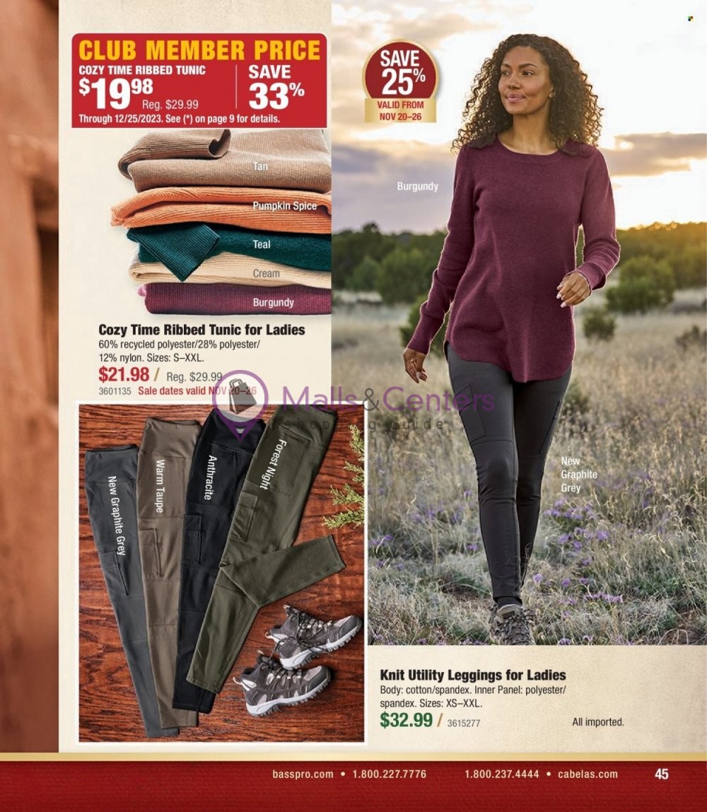 Weekly ad for Cabela's valid: 11/01/2023 - 11/30/2023, page 45