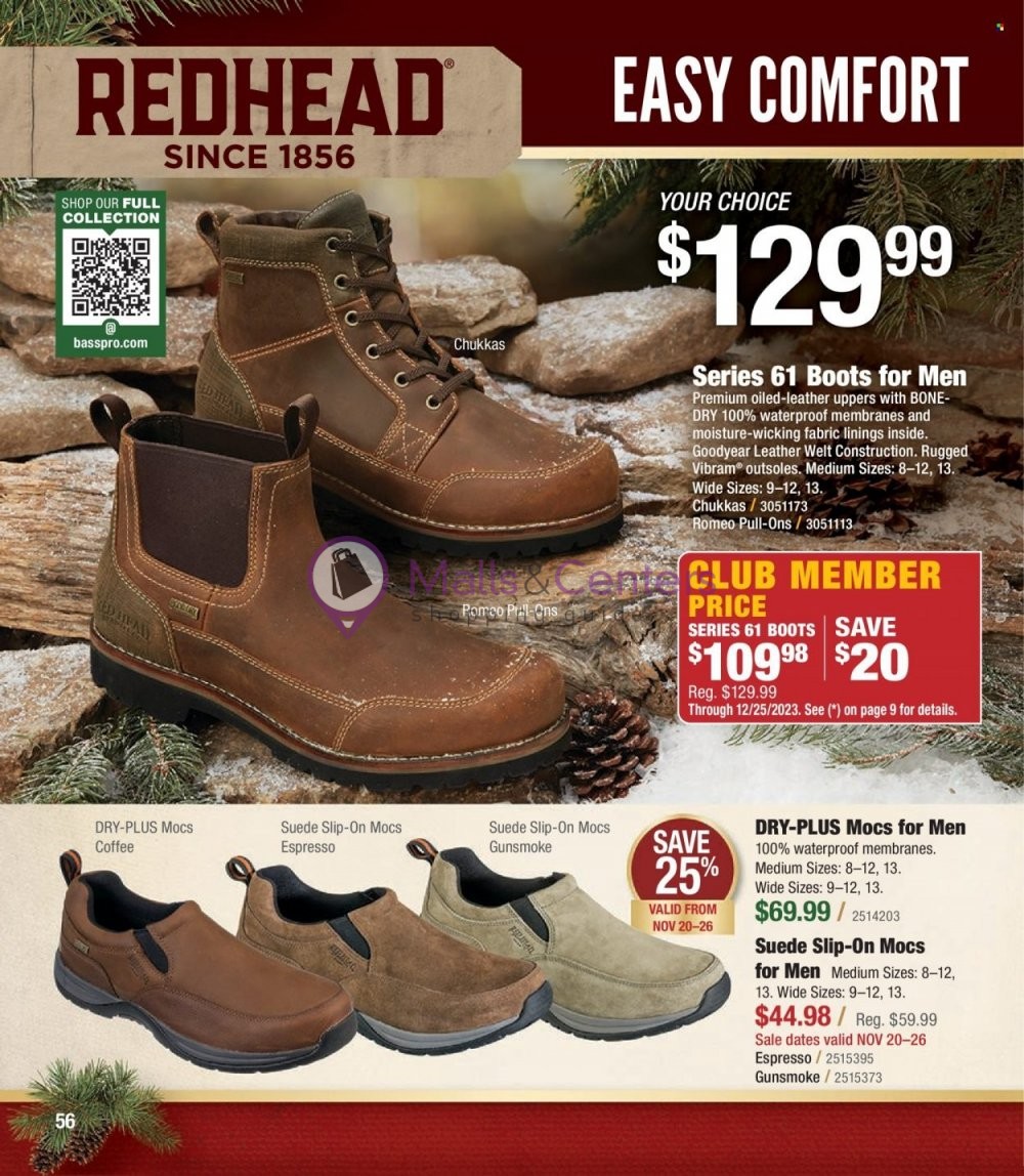 Weekly ad for Cabela's valid: 11/01/2023 - 11/30/2023, page 56