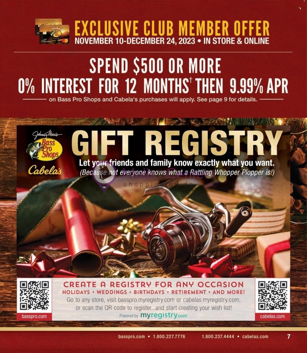 Weekly ad for Cabela's valid: 11/01/2023 - 11/30/2023, page 7