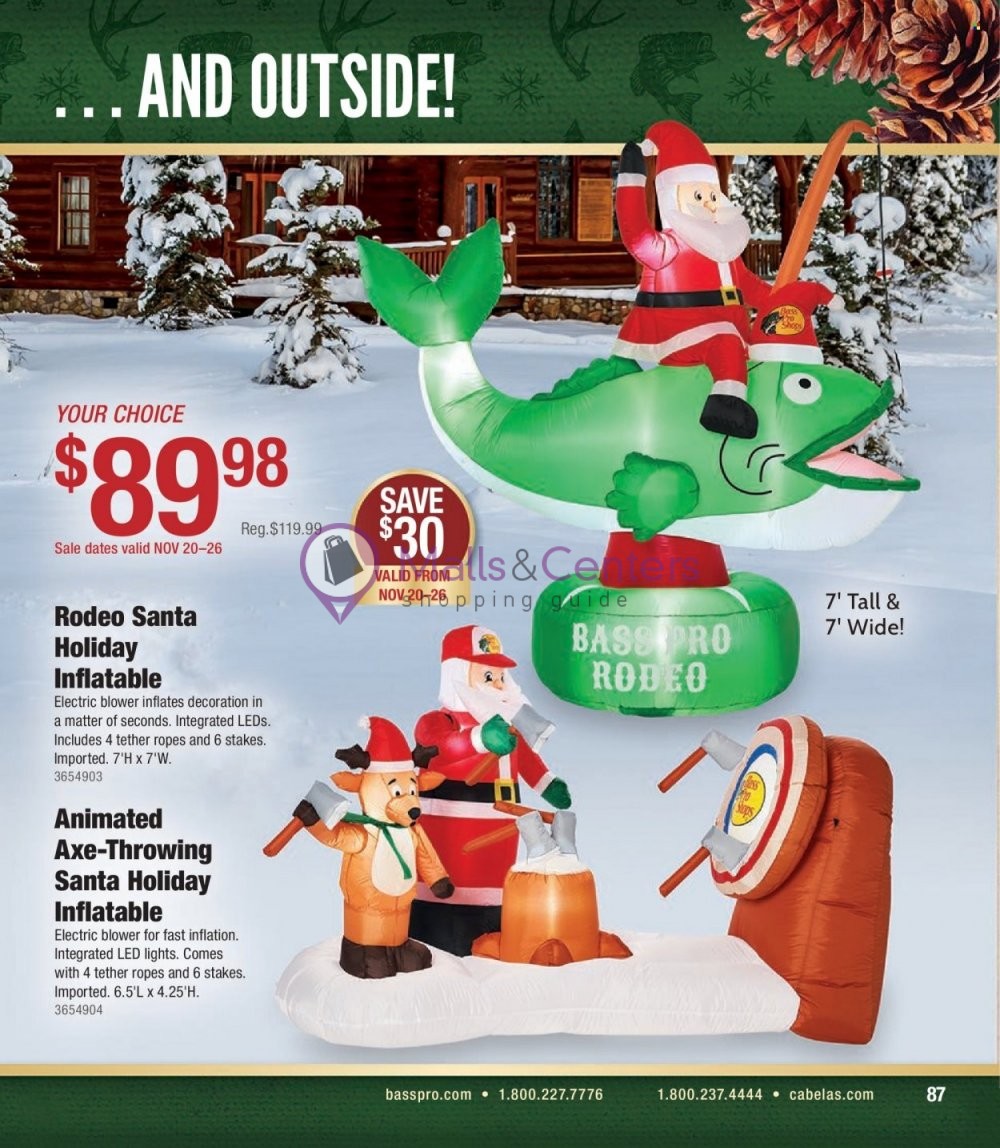 Weekly ad for Cabela's valid: 11/01/2023 - 11/30/2023, page 87