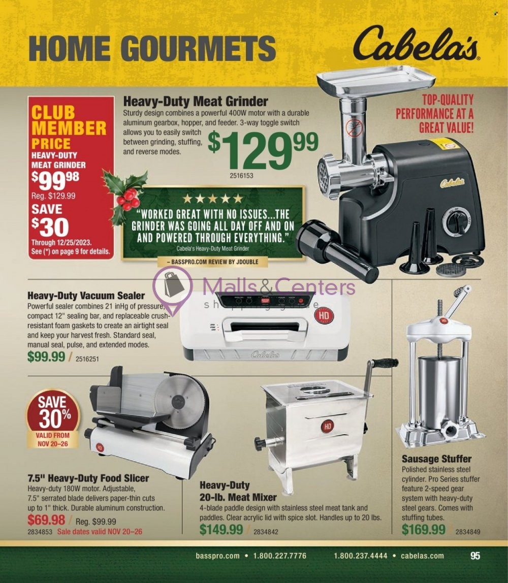 Weekly ad for Cabela's valid: 11/01/2023 - 11/30/2023, page 95