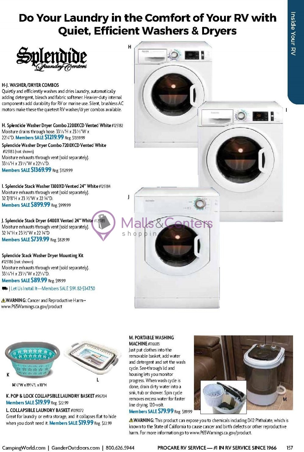 weekly ads Camping World page 157