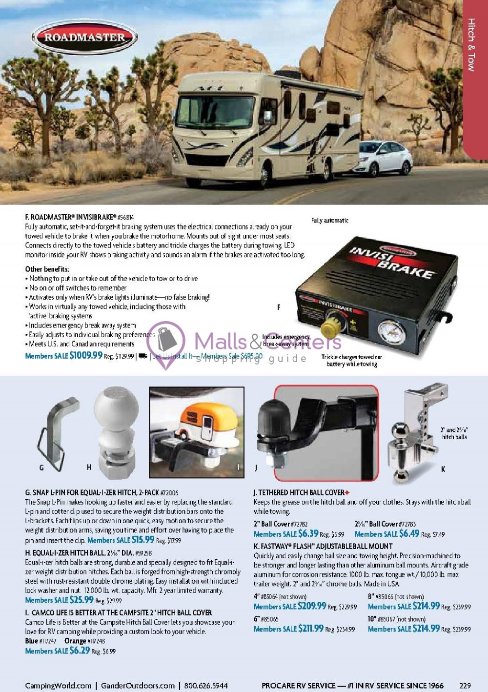 weekly ads Camping World page 229