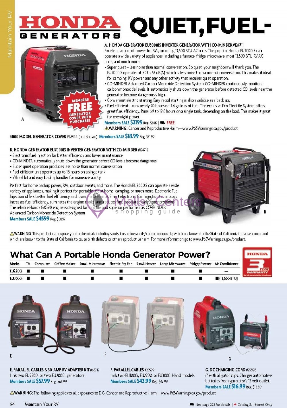 weekly ads Camping World page 94