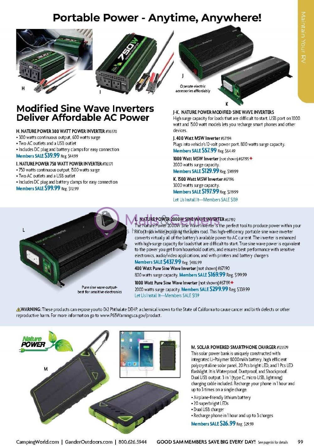 weekly ads Camping World - page 99 - mallscenters.com