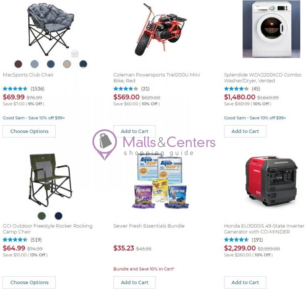 Camping World Weekly Ad sales & flyers specials MallsCenters