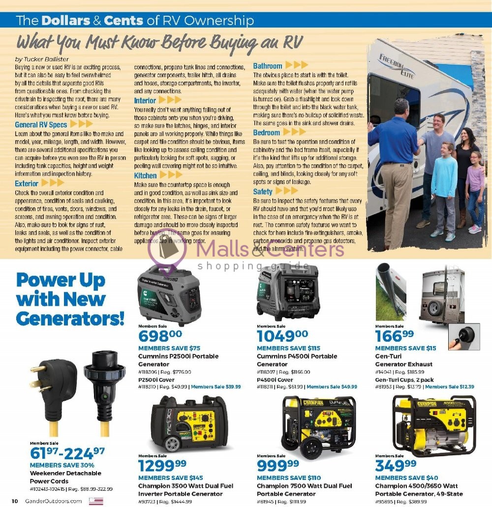 Camping World Weekly Ad sales & flyers specials MallsCenters