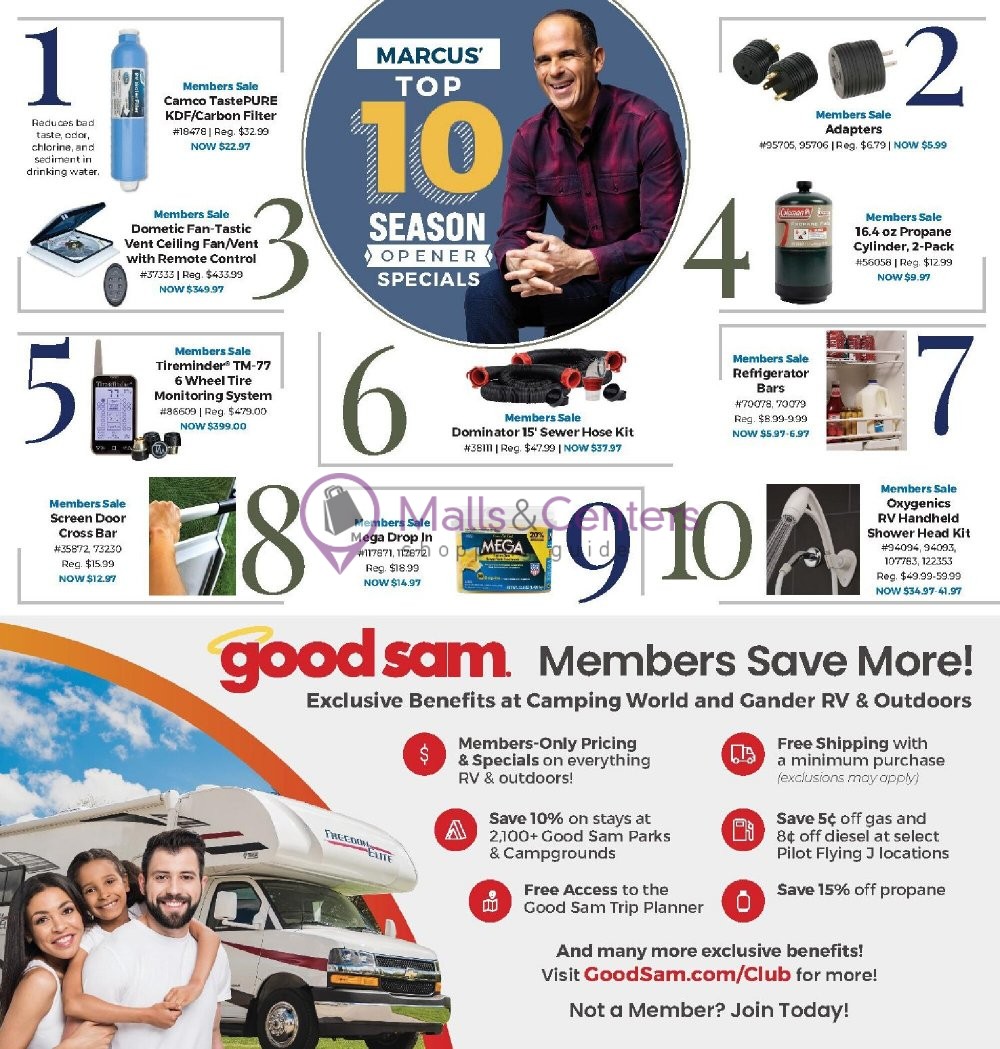 Camping World Weekly Ad sales & flyers specials MallsCenters