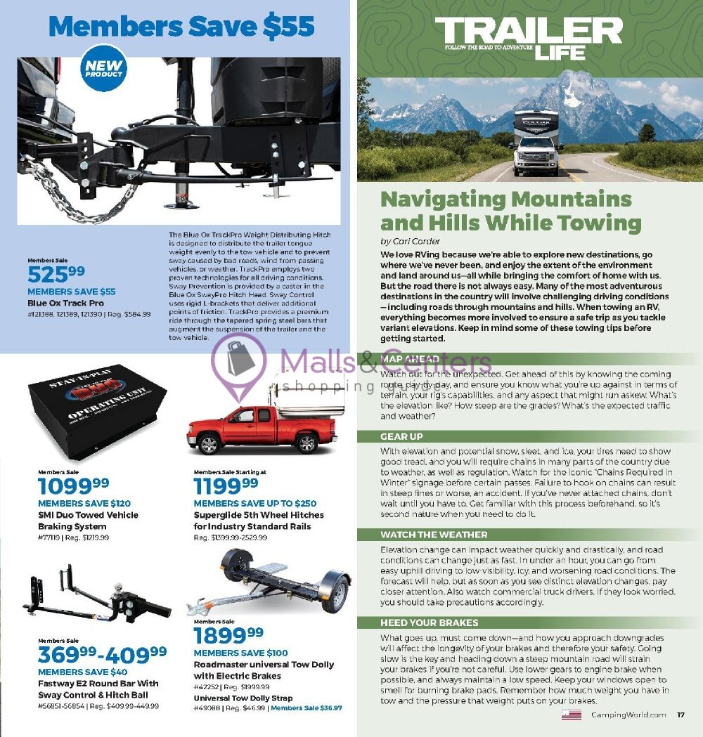 Camping World Weekly Ad sales & flyers specials MallsCenters