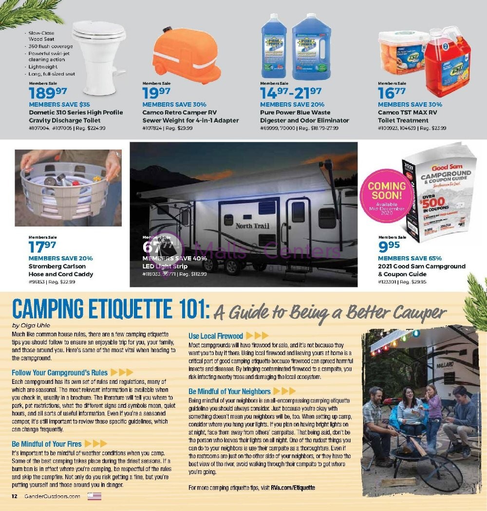 Camping World Weekly ad valid from 11/23/2020 to 12/27/2020 MallsCenters