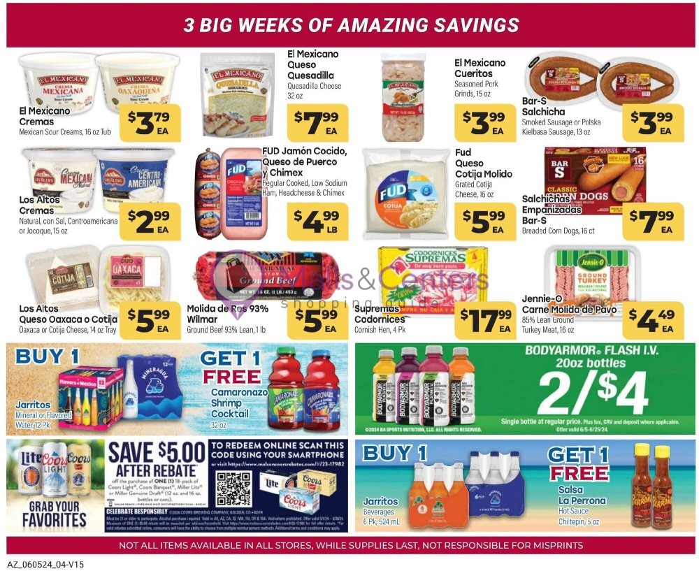 Weekly ad for Cardenas Market valid: 06/05/2024 - 06/25/2024, page 4