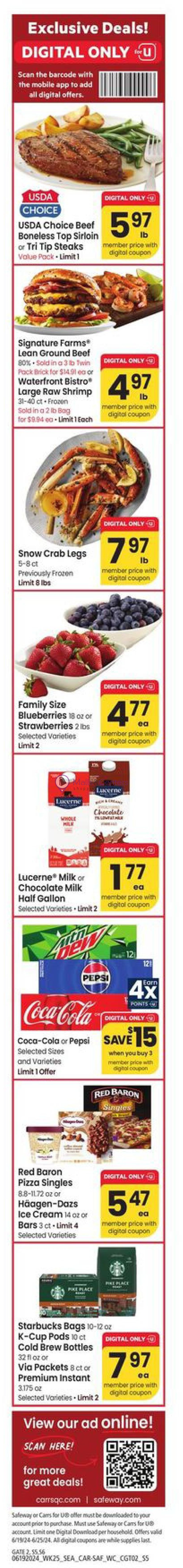Weekly ad for Carrs valid: 06/19/2024 - 06/25/2024, page 2 Weekly ad for Carrs valid: 06/19/2024 - 06/25/2024, page 2
