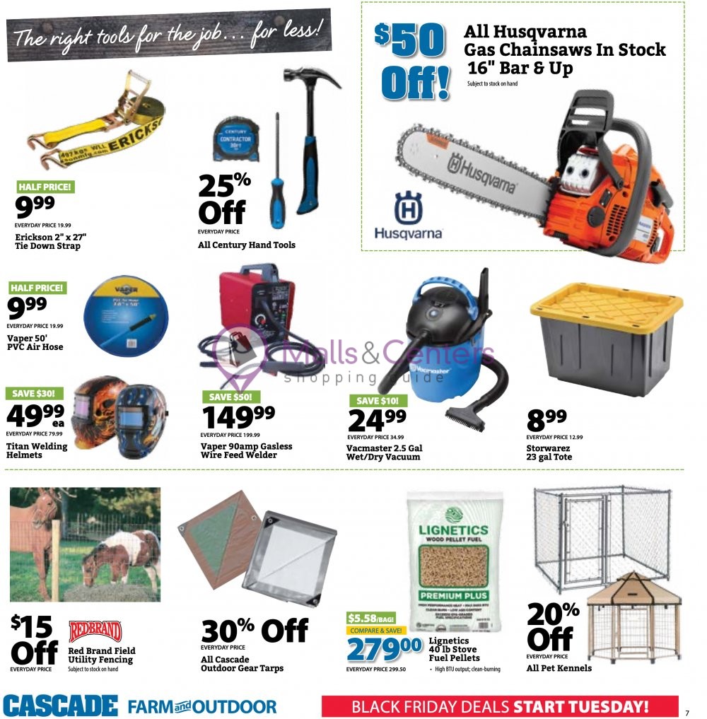 Weekly ad for Cascade Farm and Outdoor valid: 11/21/2023 - 11/26/2023, page 7